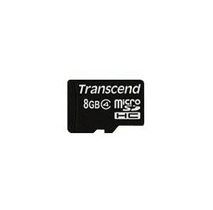 [트랜샌드정품] MicroSDHC 8GB CLASS4메모리카드[어댑터.리더기 미포함